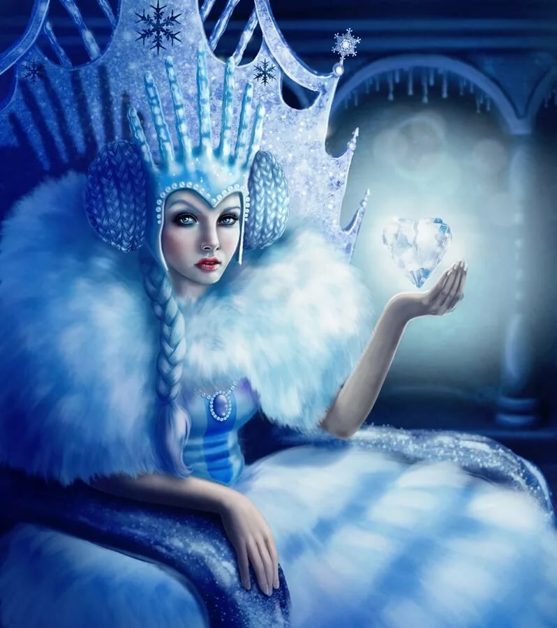 Снежная королева злая картинки