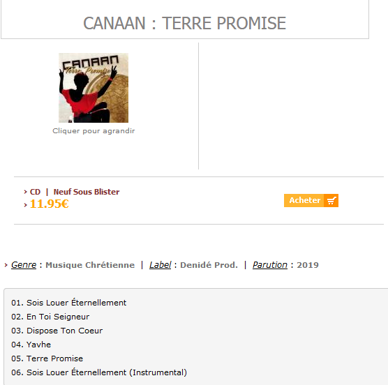 CANAAN : Terre Promise S1200