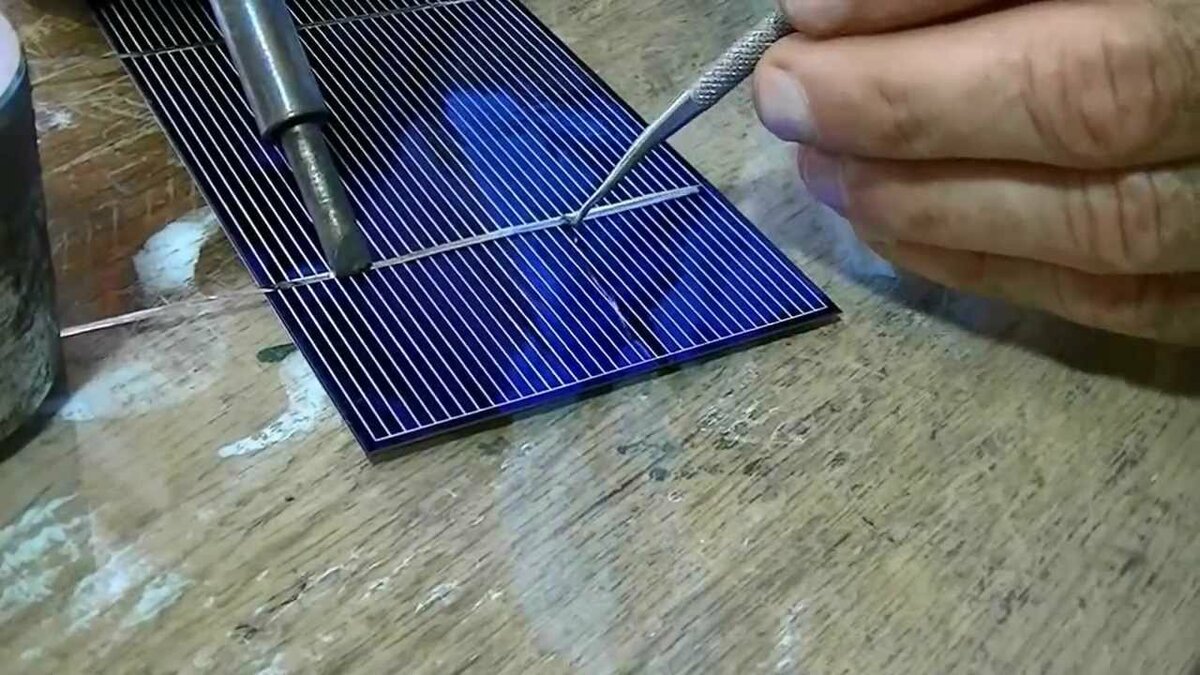 солнечная батарейка своими руками