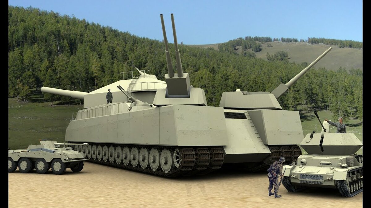 танк p1000 ratte фото
