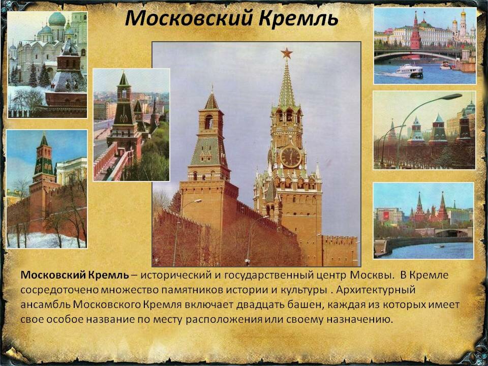 история возникновения кремля