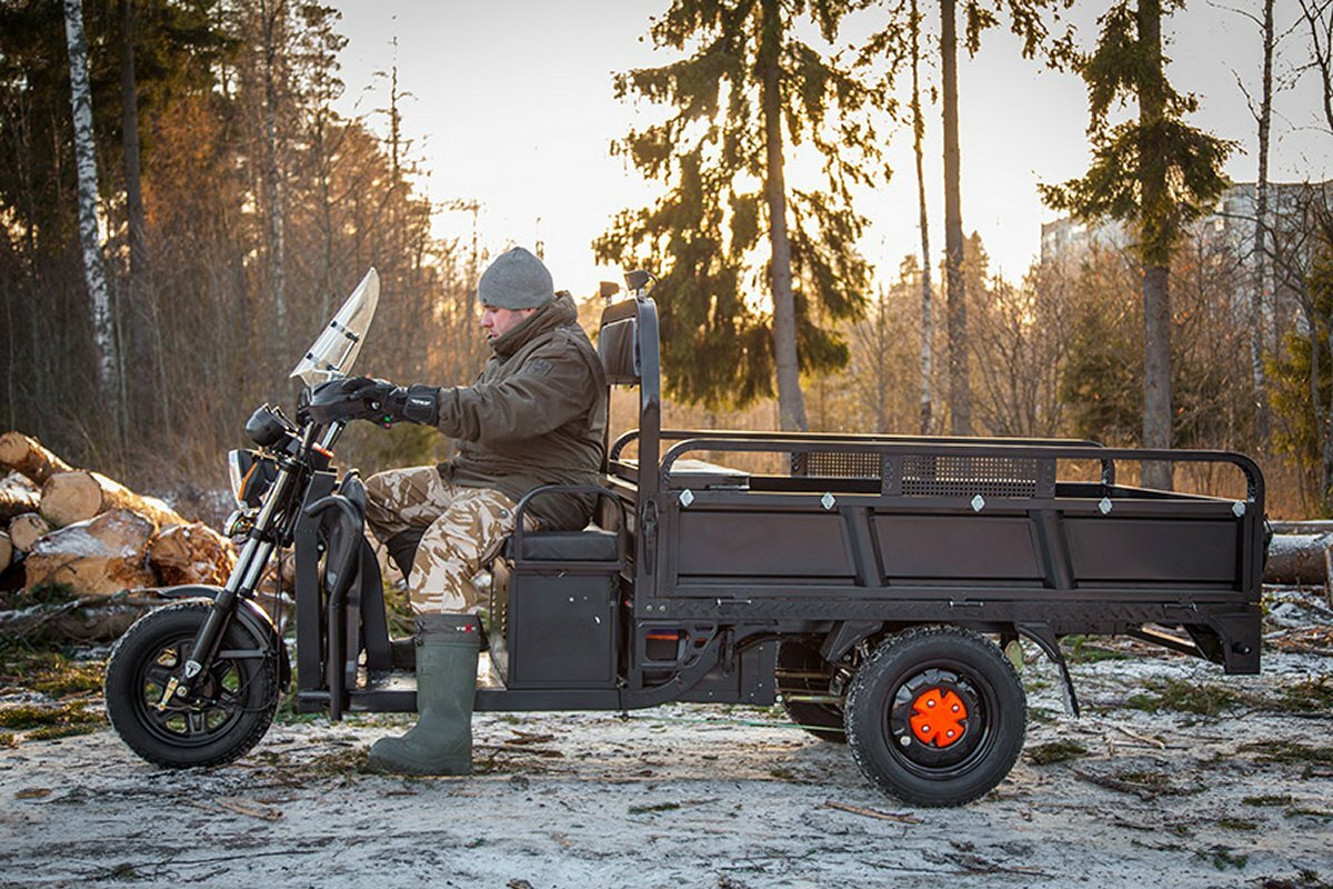 Трёхколёсный грузовой электромотоцикл Rutrike
