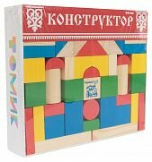 конструктор цветной 65 деталей томик 6678-65 фото