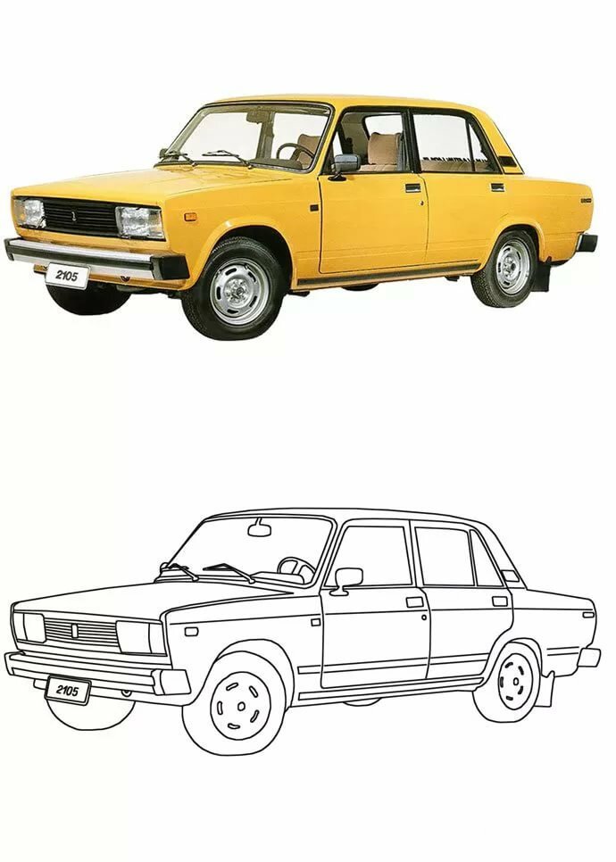 Рисовать русские машины