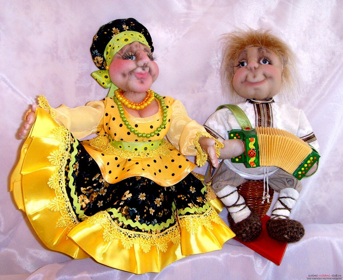 Кукла из капрона картинка