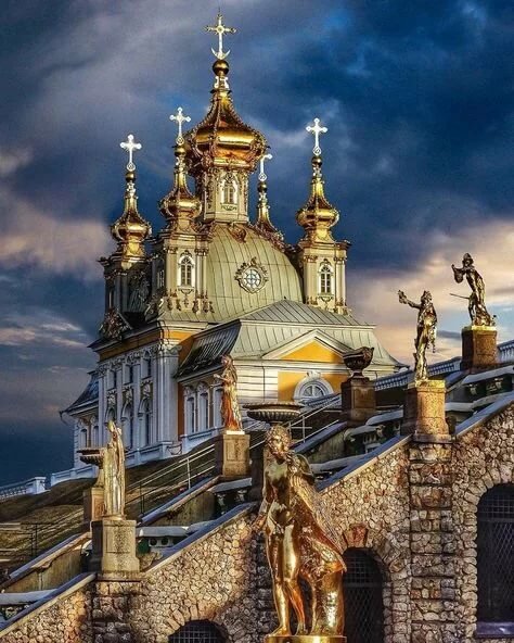 церковь петергофа растрелли фото