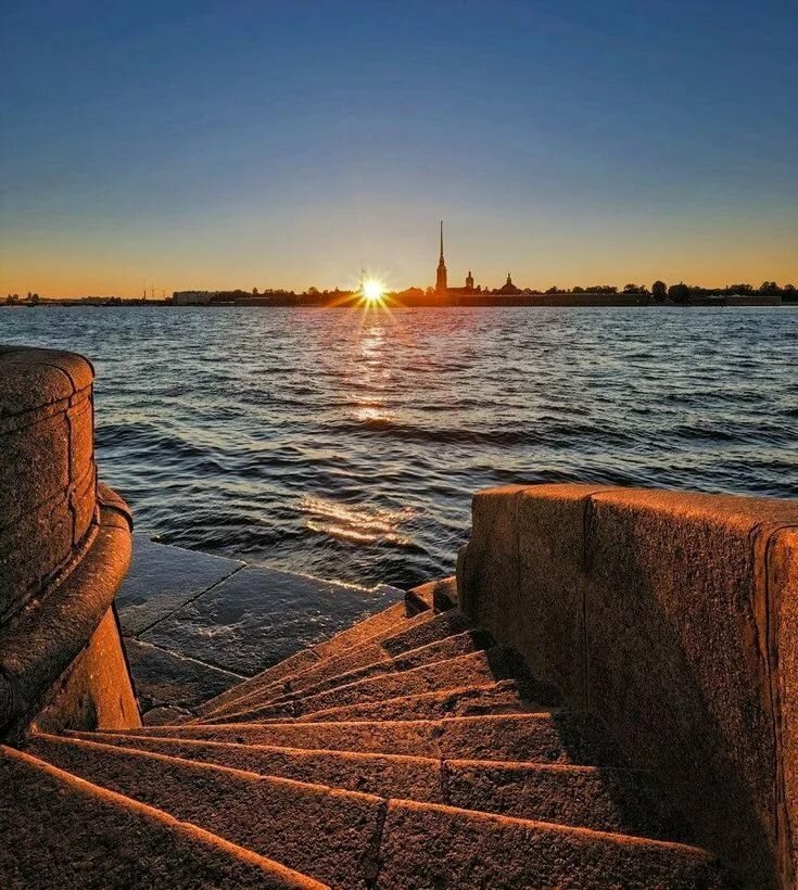 закат санкт петербург фото