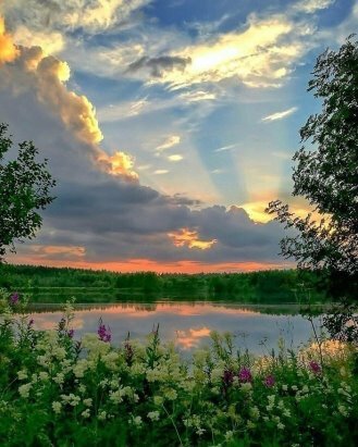 фото пейзаж река рассвет фото