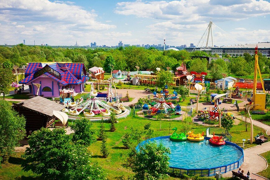 крылатское парк аттракционов фото
