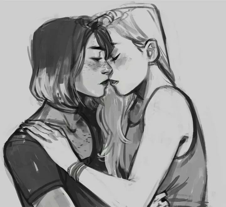 Pin by Nic Caz on Just cause in 2019 Lesbian art, Gay art, Cute lesbian cou...