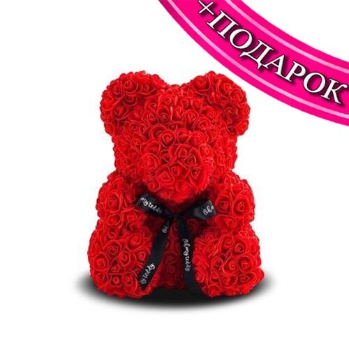 мишка из роз фото