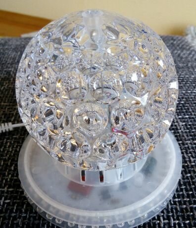 светодиодный диско-шар full color rotating lamp фото