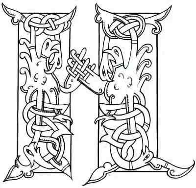 Разукрашки Старинные Славянские Буквы