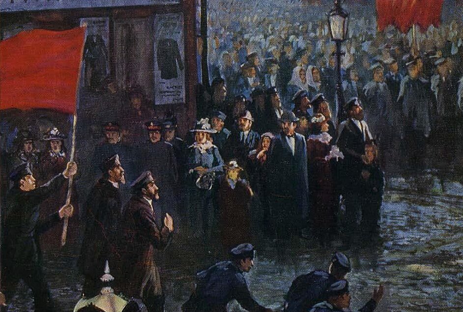 Картина репина манифестация 17 октября 1905 года