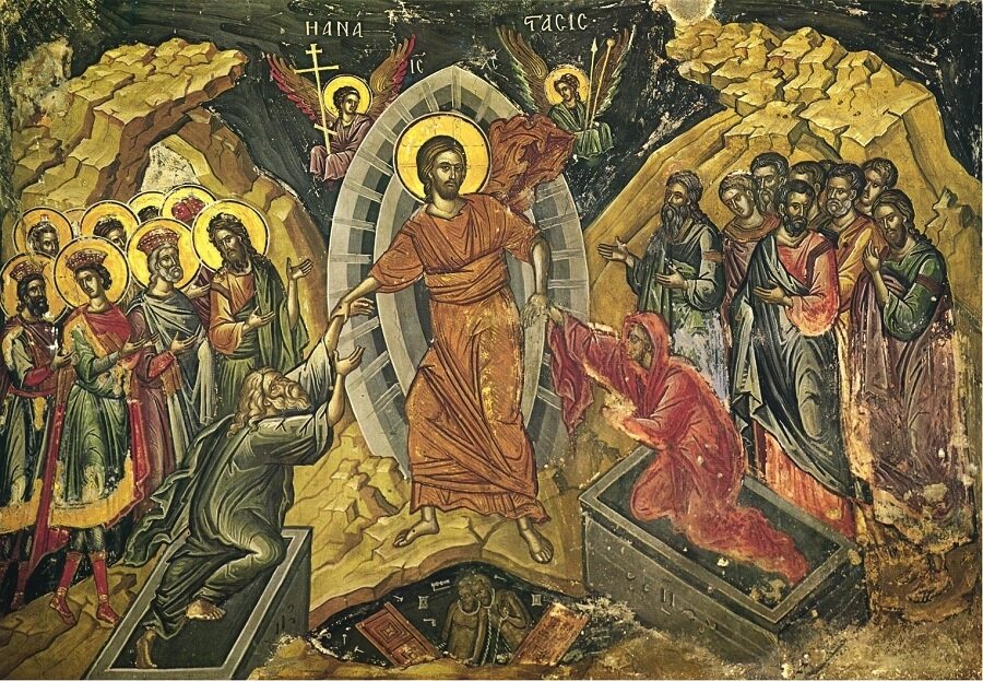 икона воскресения христова фото