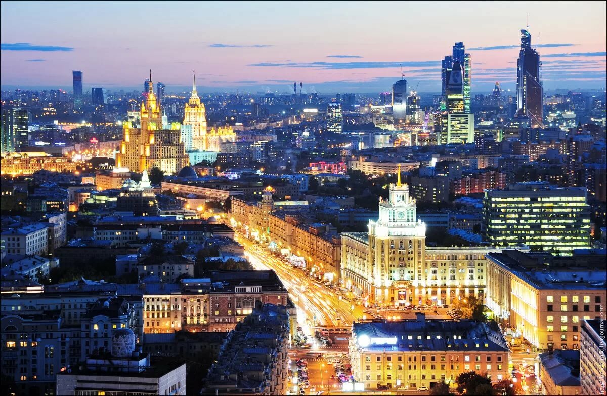 москва вид сверху фото