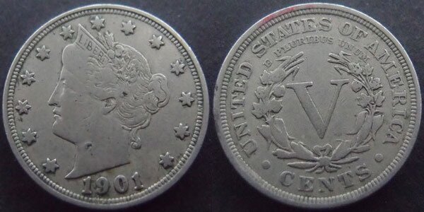 5 центов 1883 сша фото