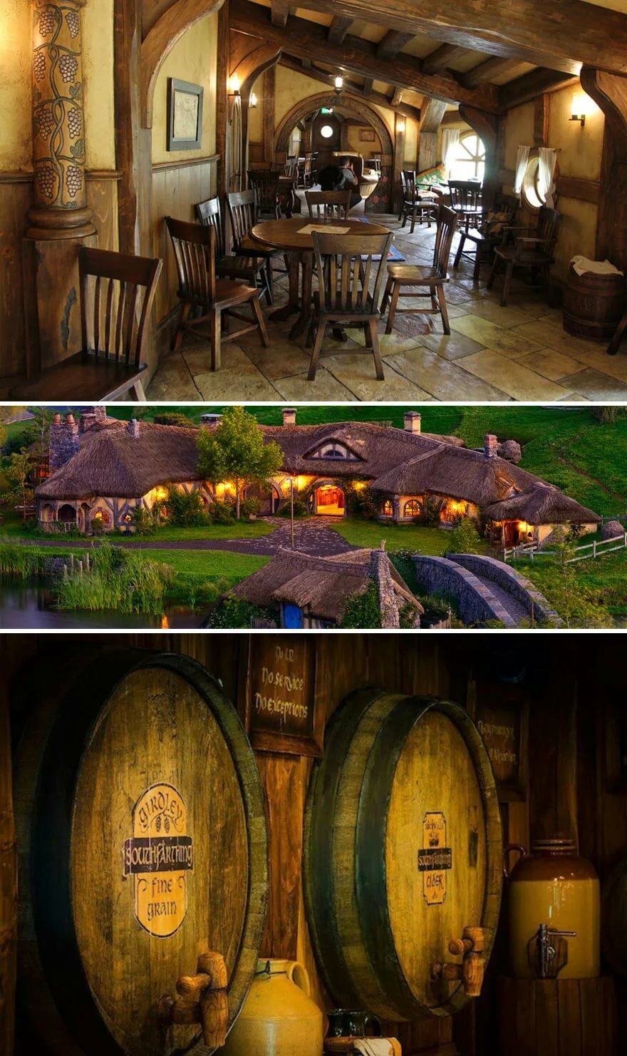 паб зеленый дракон в хоббитон новая зеландия фото