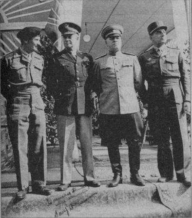 жуков монтгомери эйзенхауэр де голль фото