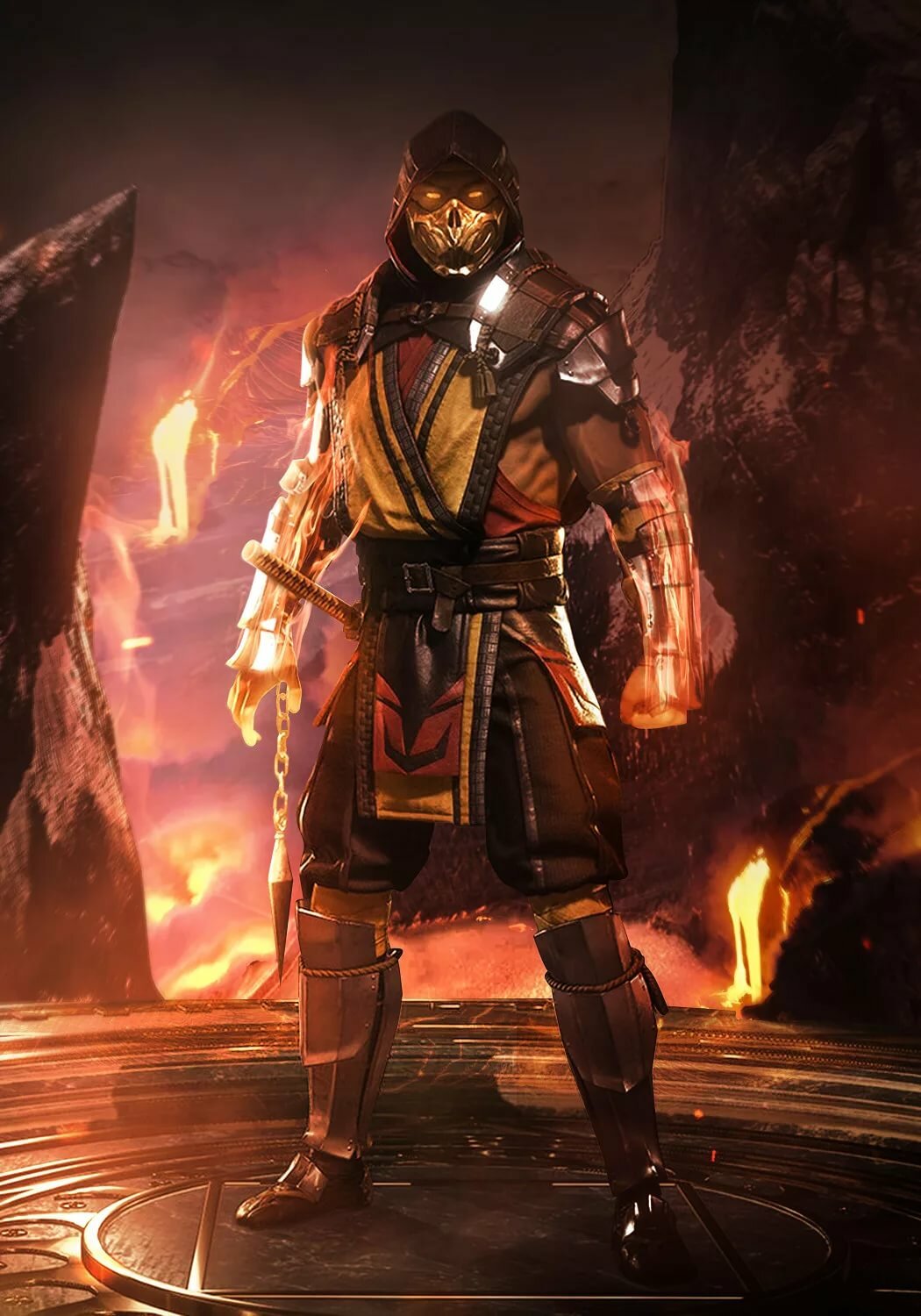 Scorpion (MK11) Minecraft Skin