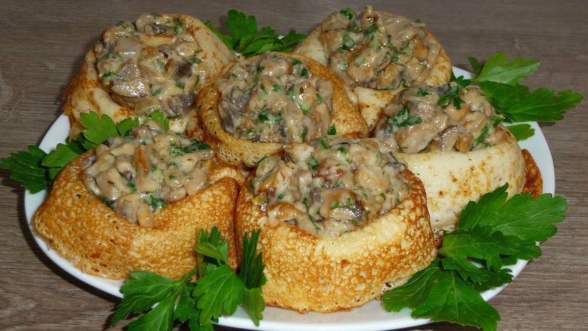 закуски с грибами фото