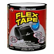 сверхсильная клейкая лента flex tape / черная / 10 см. фото