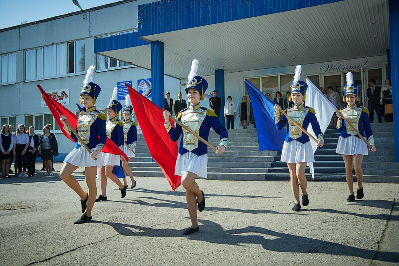 Линейка, посвященная Дню Победы 9 Мая. 2019