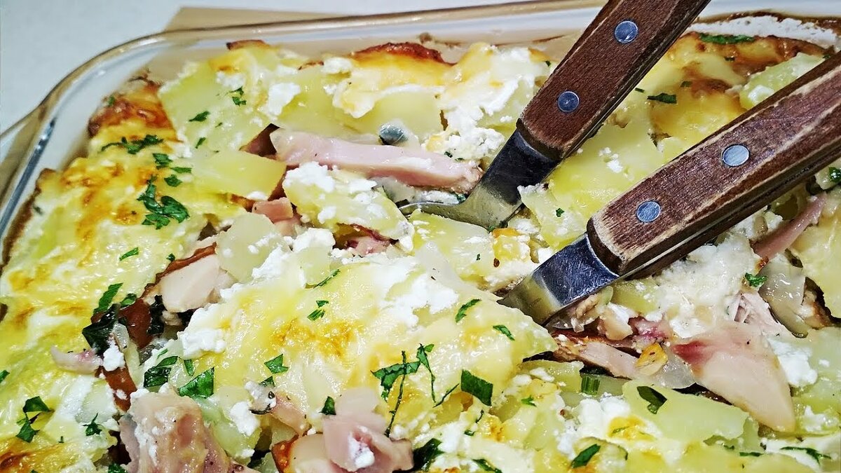 картофельная запеканка фото