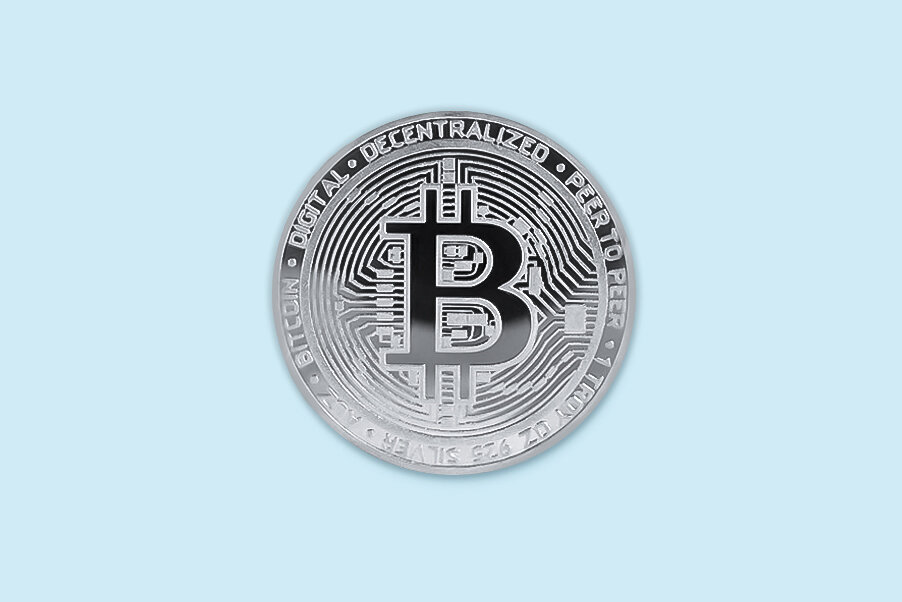 монета биткоин фото