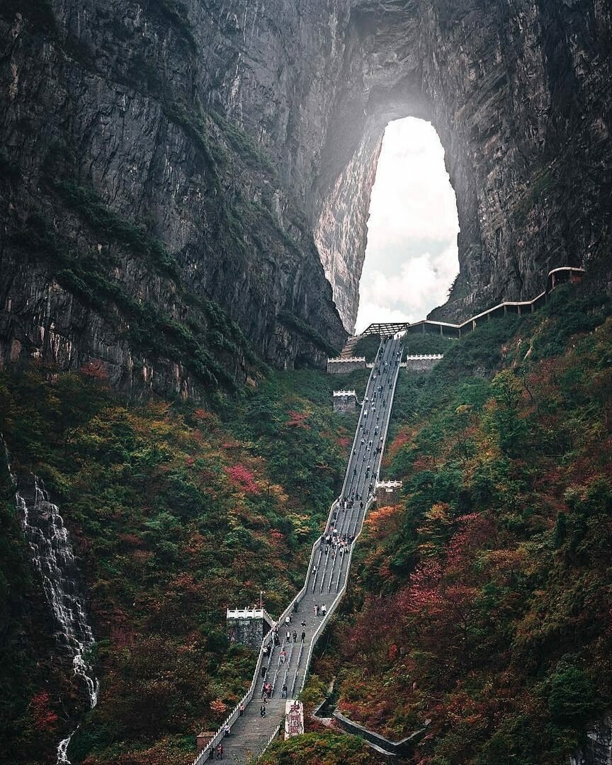 тяньмэнь небесные врата китай фото