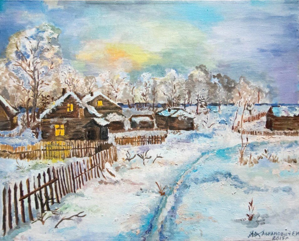 художник александр александровский картины зима фото