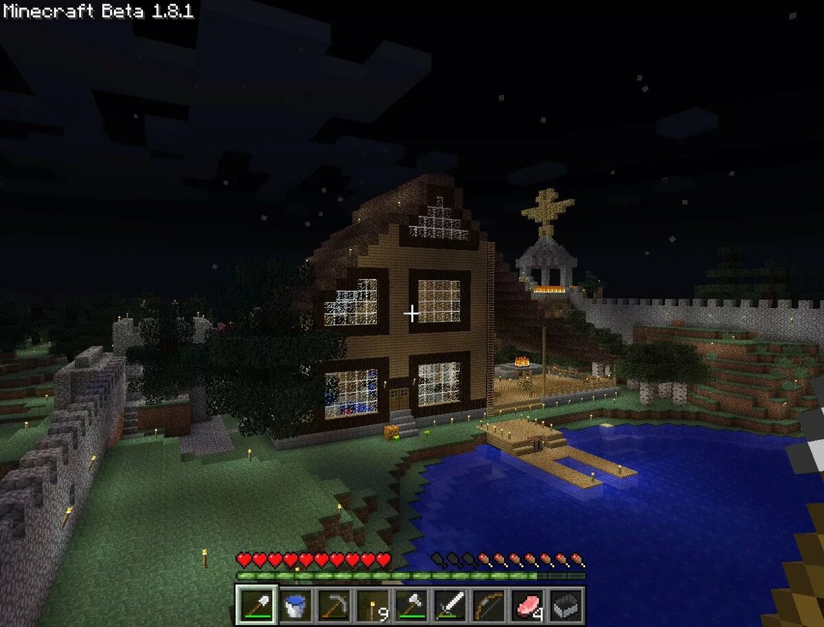 Minecraft где строят дома