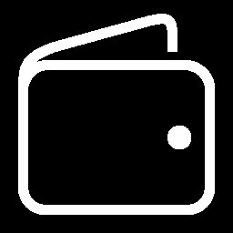 иконка кошелька в png белая фото