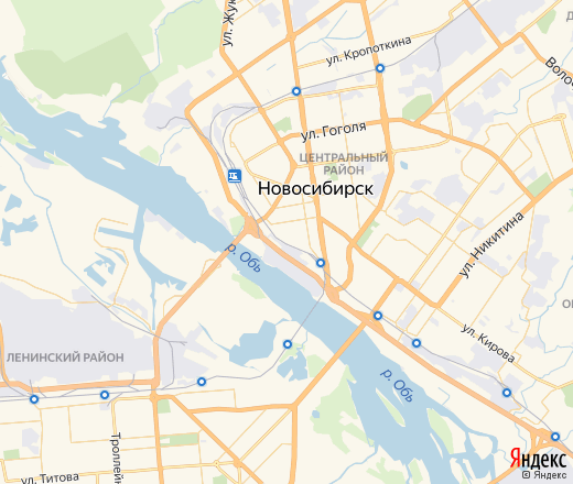 карта новосибирска фото