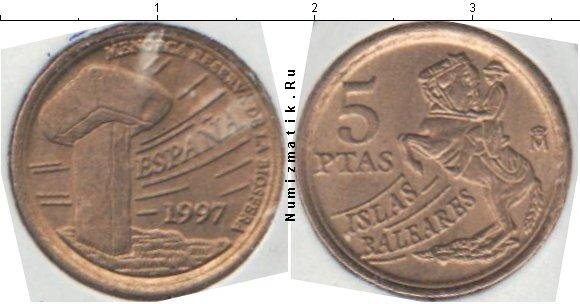 монеты espana 5 ptas фото