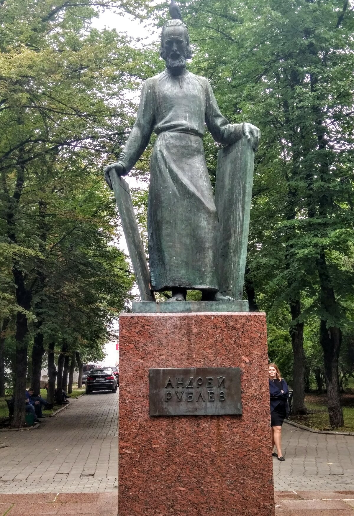 памятник андрею рублёву, комов фото