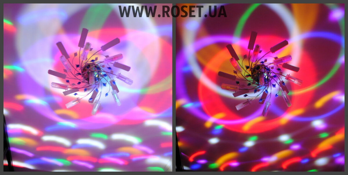 диско-лампа светодиодная rgb multishop фото