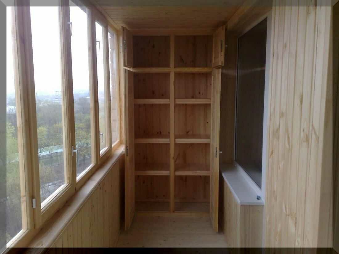 деревянный шкаф на балкон своими руками