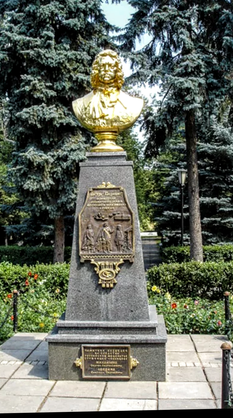 памятник петру 1 и бидлоо в госпитале бурденко фото