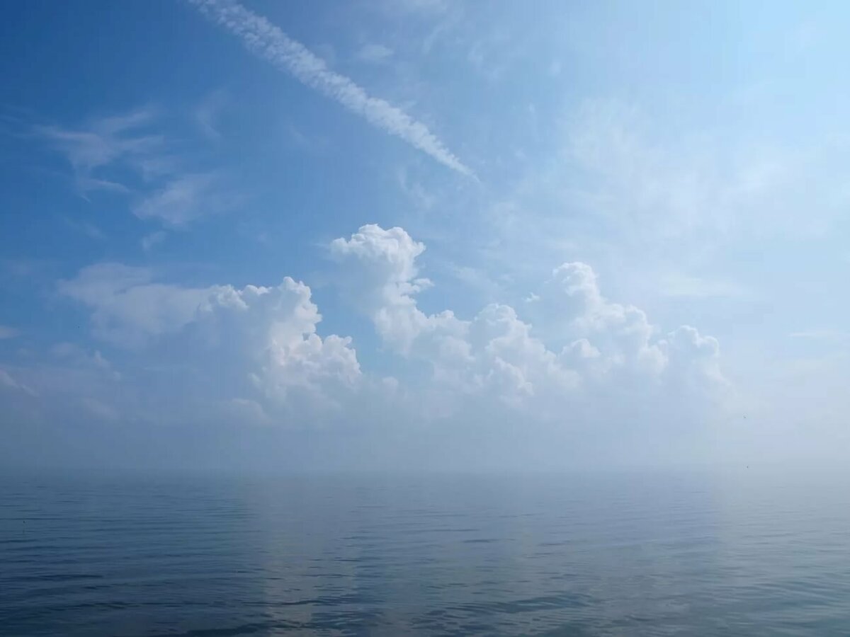 море облака фото