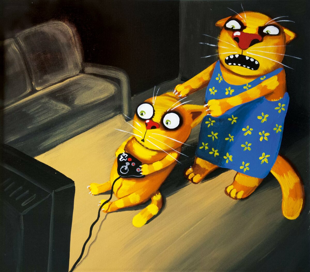 Коты василия ложкина картинки