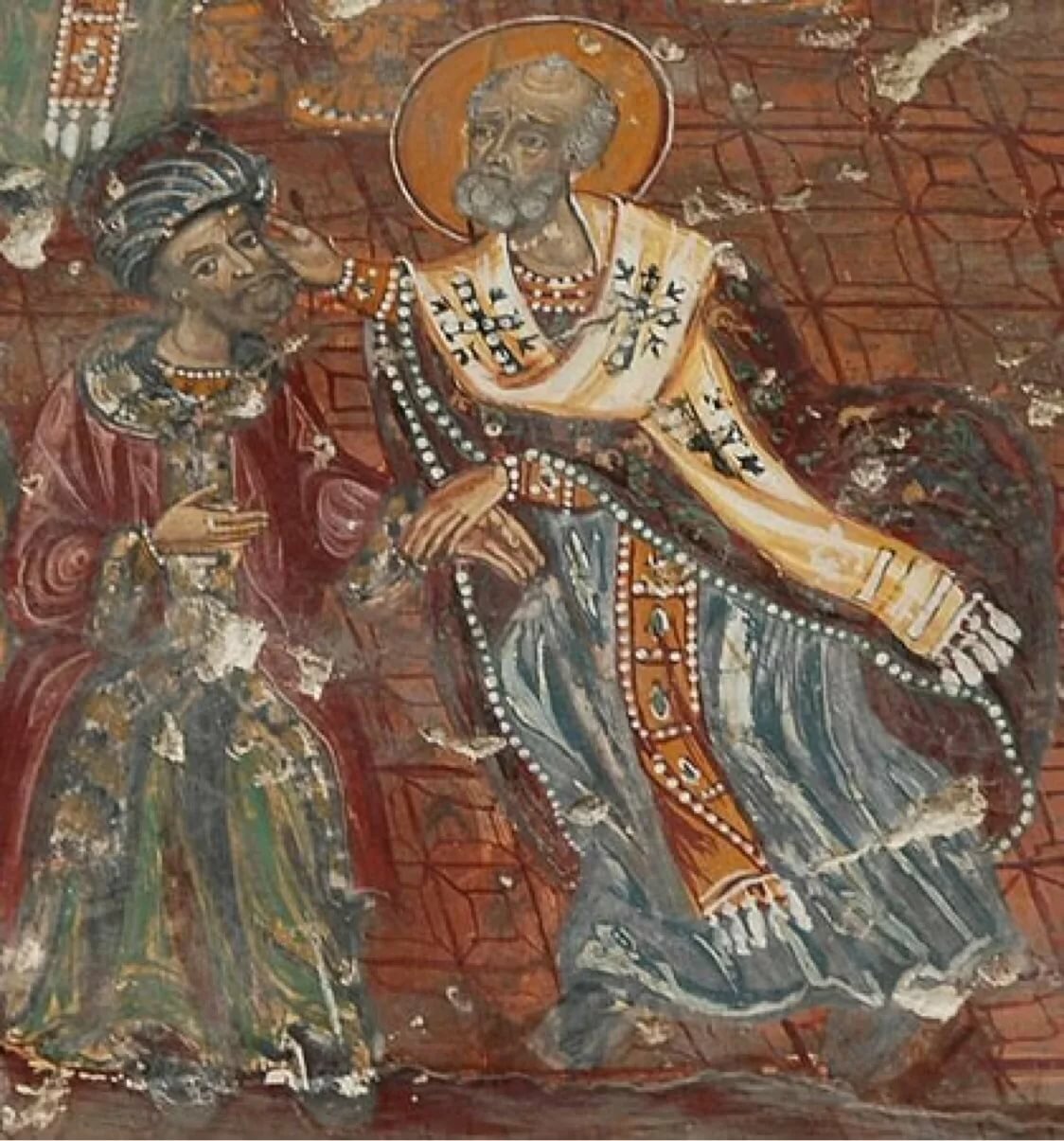 николай чудотворец на вселенском соборе фото