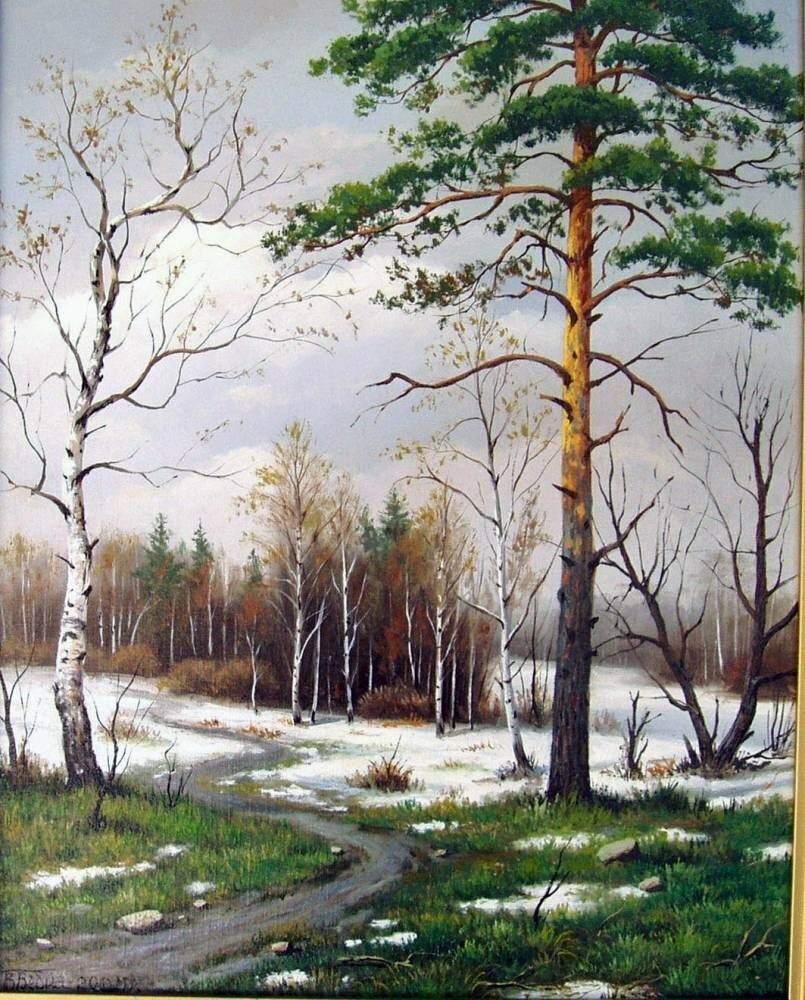 весна живопись фото