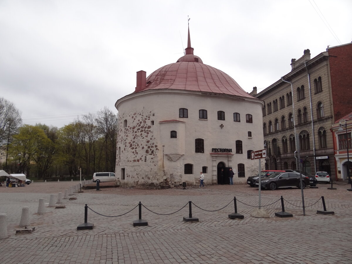 выборг круглая башня фото