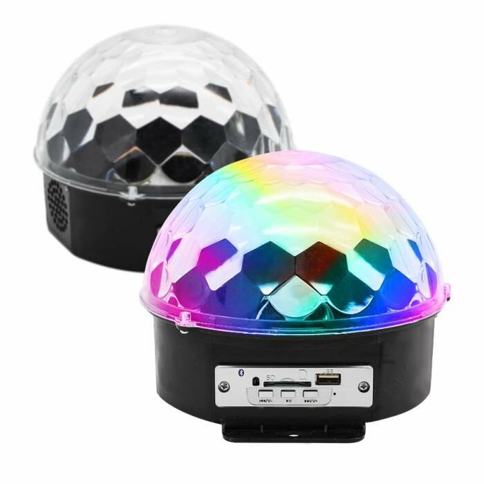 диско-шар светодиодный с usb с блютуз беспроводной фото