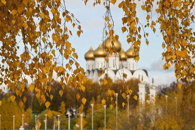 фото осень золотая храм фото