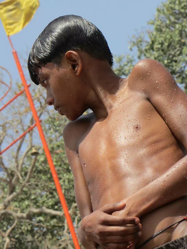 Girls nudist boys eats spanking