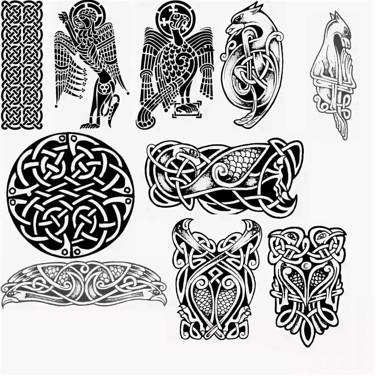 скандинавские узоры фото
