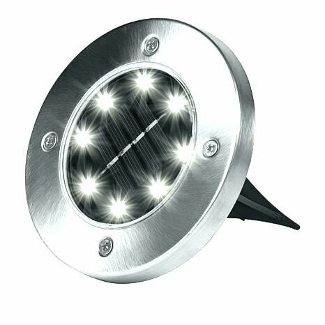 tv-429 светильник садовый на солнечных батареях "disk lights" 8 светодиодов фото