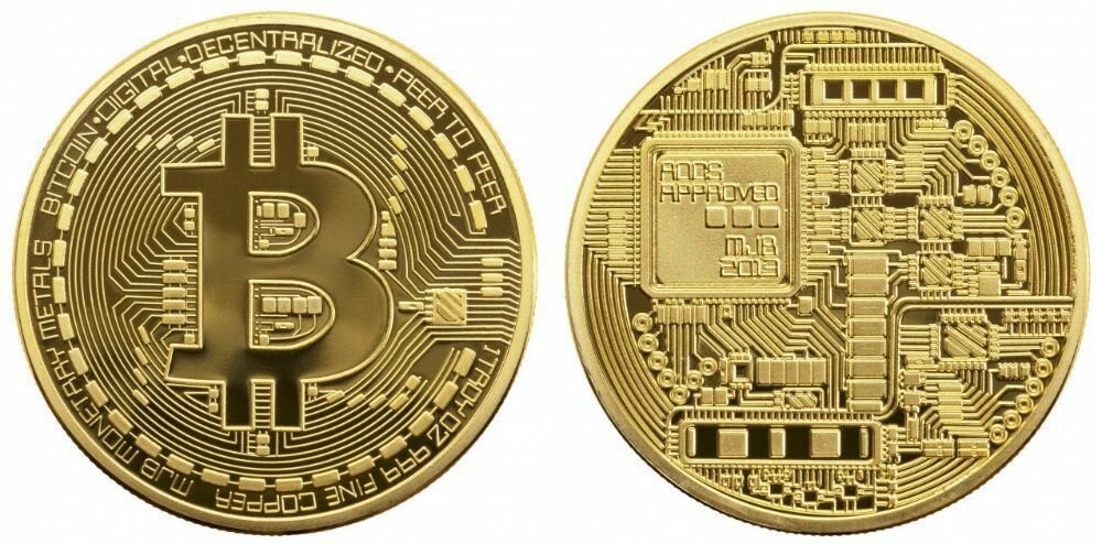 монета биткоин фото